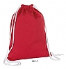 Mochila Cordones District Sols - Color Rojo/Blanco